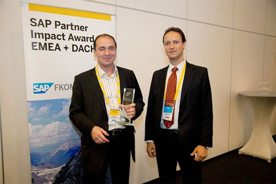 IBS получила международную награду Line of Business Partner of the Year (EMEA) от SAP