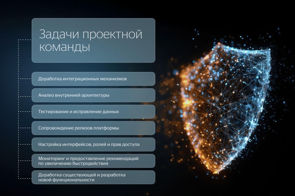 Задачи проектной команды