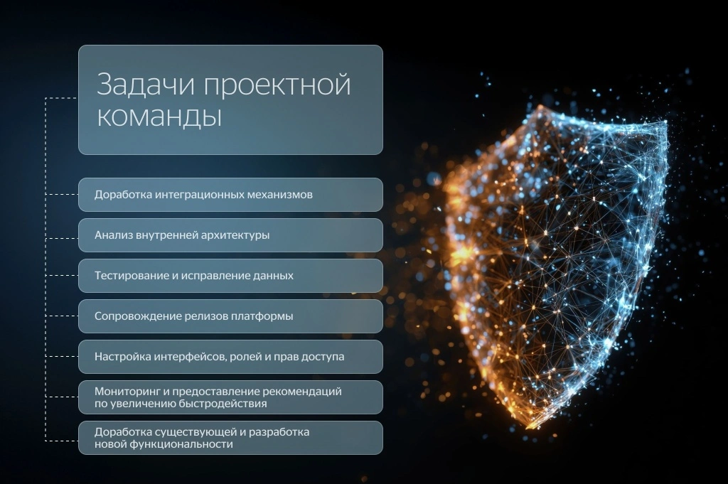 Задачи проектной команды